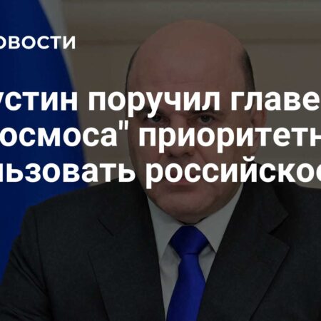 Мишустин поручил приоритетно использовать отечественное ПО в космической сфере