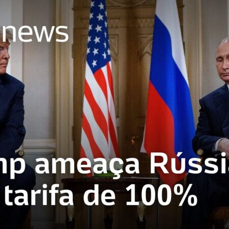 Trump Ameaça com Tarifas de 100% sobre Produtos Russos