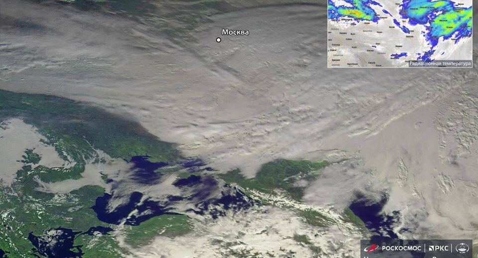 Preview Roscosmos divulga imagens de satélite do ciclone que atingiu Moscou