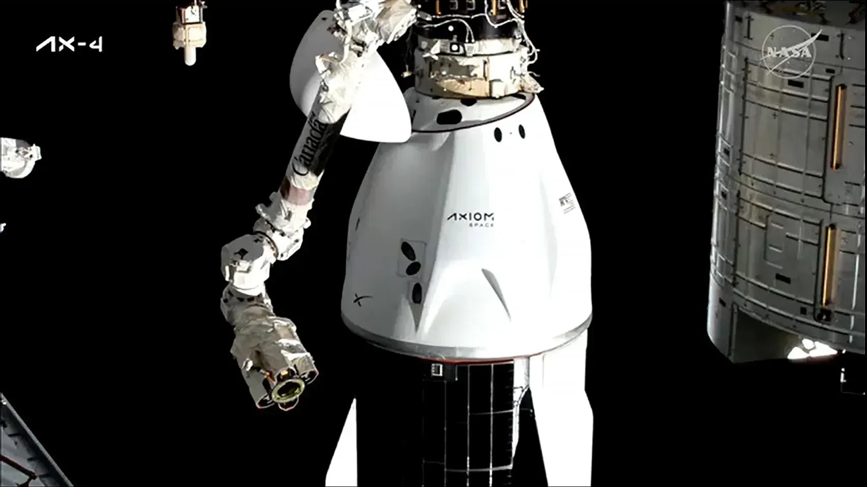 Preview Nave SpaceX Dragon com Missão Turística Ax-4 Desacopla da ISS