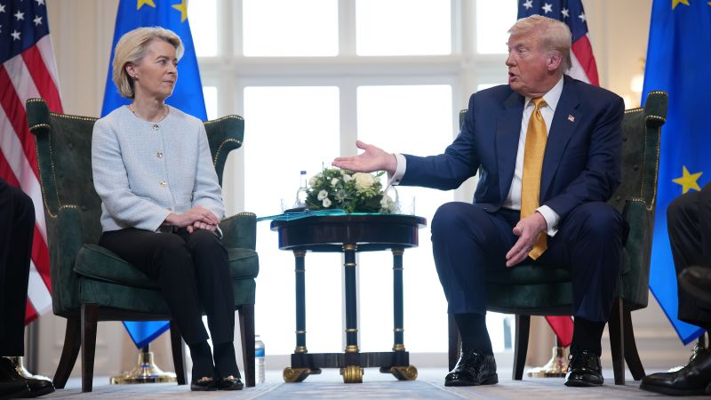 Preview O Acordo Comercial Trump-von der Leyen e Seus Efeitos na Europa: Uma Análise