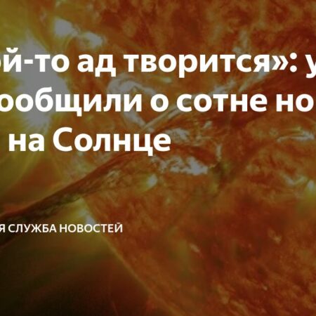 Необычайная активность на Солнце: сотни новых пятен за сутки