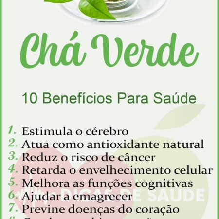 Chá Verde Revela Benefícios Surpreendentes para a Saúde do Cérebro