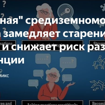 Зеленая Средиземноморская Диета: Секрет Замедления Старения Мозга