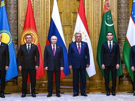 Путин: Товарооборот России с Центральной Азией Превысил $45 Млрд