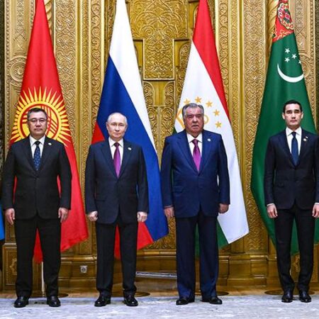 Путин: Товарооборот России с Центральной Азией Превысил $45 Млрд