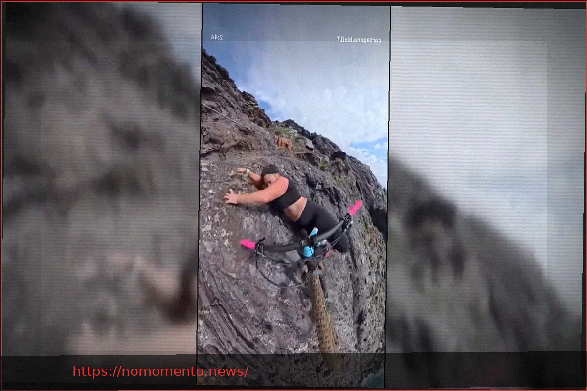 Preview Ciclista Cecilia Sopeña Quase Despenca de Penhasco e Grava Momento Chocante