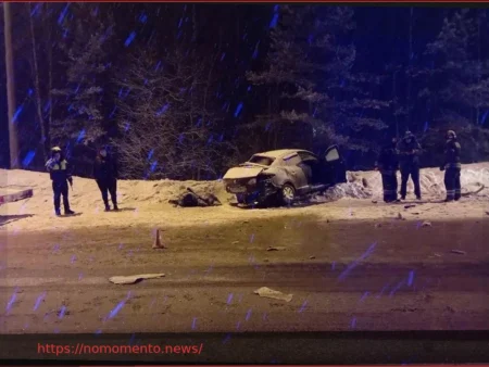 Imagens do Local do Acidente que Vitimou a Atriz Vedunova