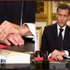 O Detalhe que Virou Notícia: O Que Foi Visto na Secretária de Macron Durante o Seu Discurso