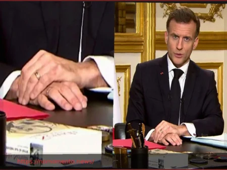 O Detalhe que Virou Notícia: O Que Foi Visto na Secretária de Macron Durante o Seu Discurso