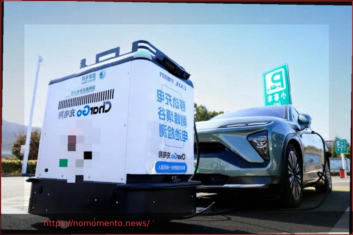 Preview China Revoluciona o Carregamento de Veículos Elétricos com Robôs Bateria Móveis