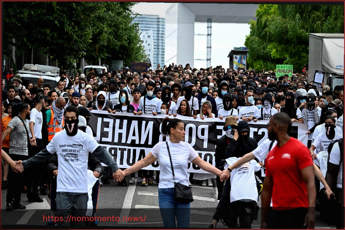 Preview Caso Nahel: Policial envolvido será julgado por violência voluntária, qualificação de assassinato descartada