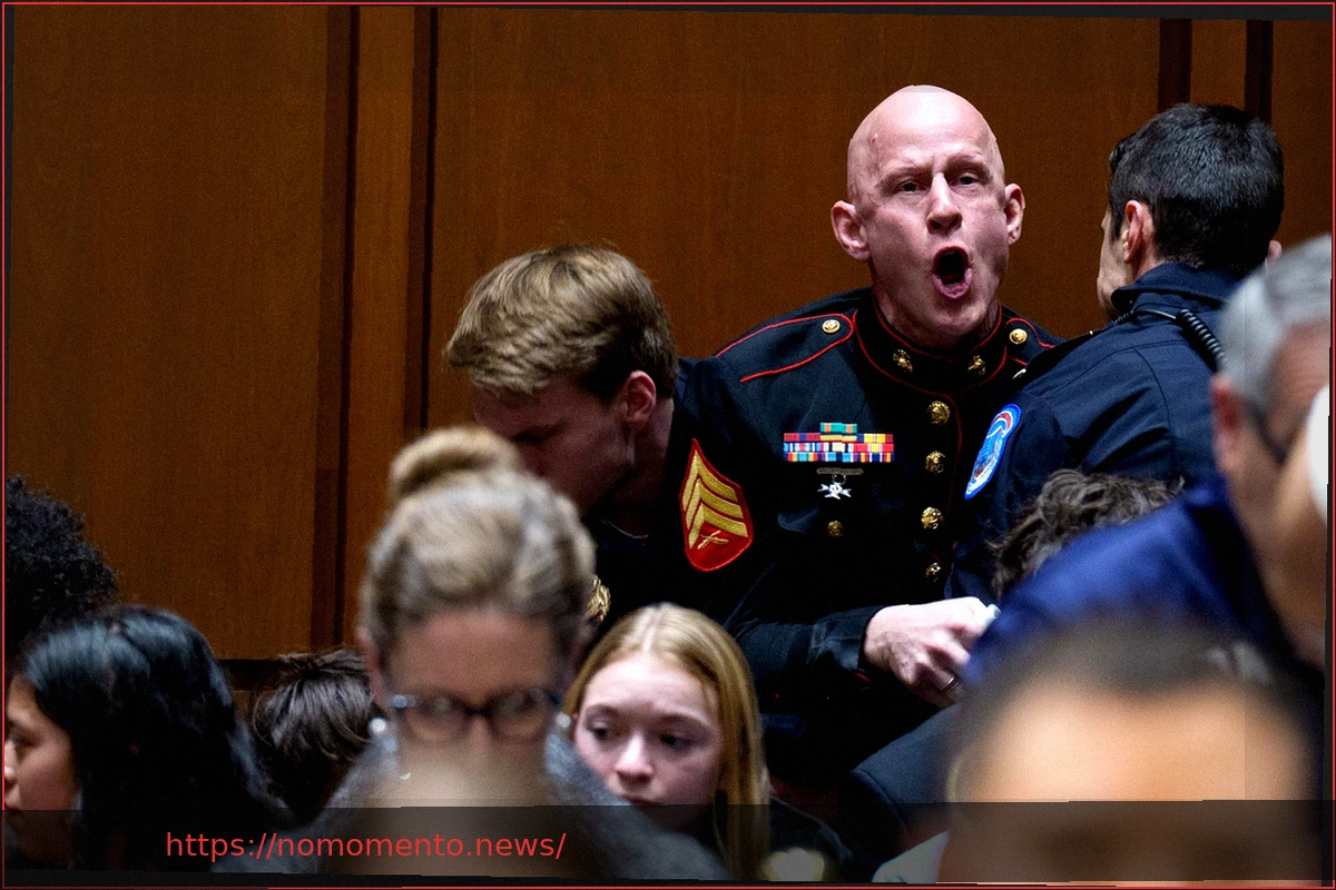 Preview Ex-Fuzileiro Naval Oposto à Guerra no Irã é Violentamente Expulso do Senado Americano