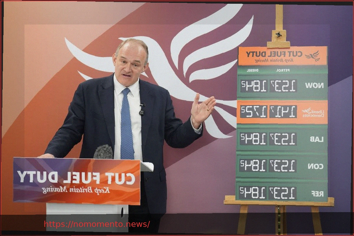 Preview Ed Davey Pede Redução de Tarifas de Transportes e Corte no Imposto sobre o Combustível Contra Aumento de Preços