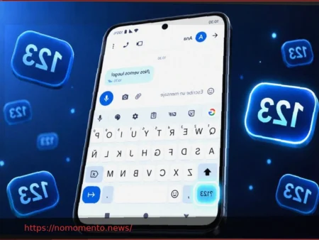 Botón 123 del teclado Android: Acelera tu escritura