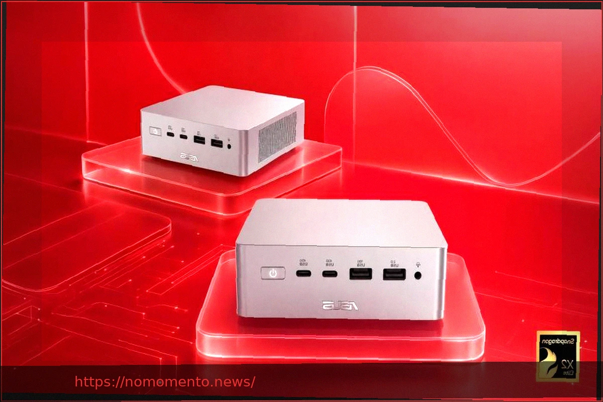Preview Asus Ascent QN10: O Mini PC com Snapdragon X2 Elite Chega ao Mercado